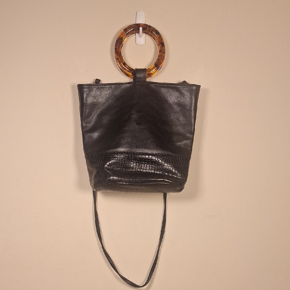 Free People Pascel Vegan Leather Bucket  Bag